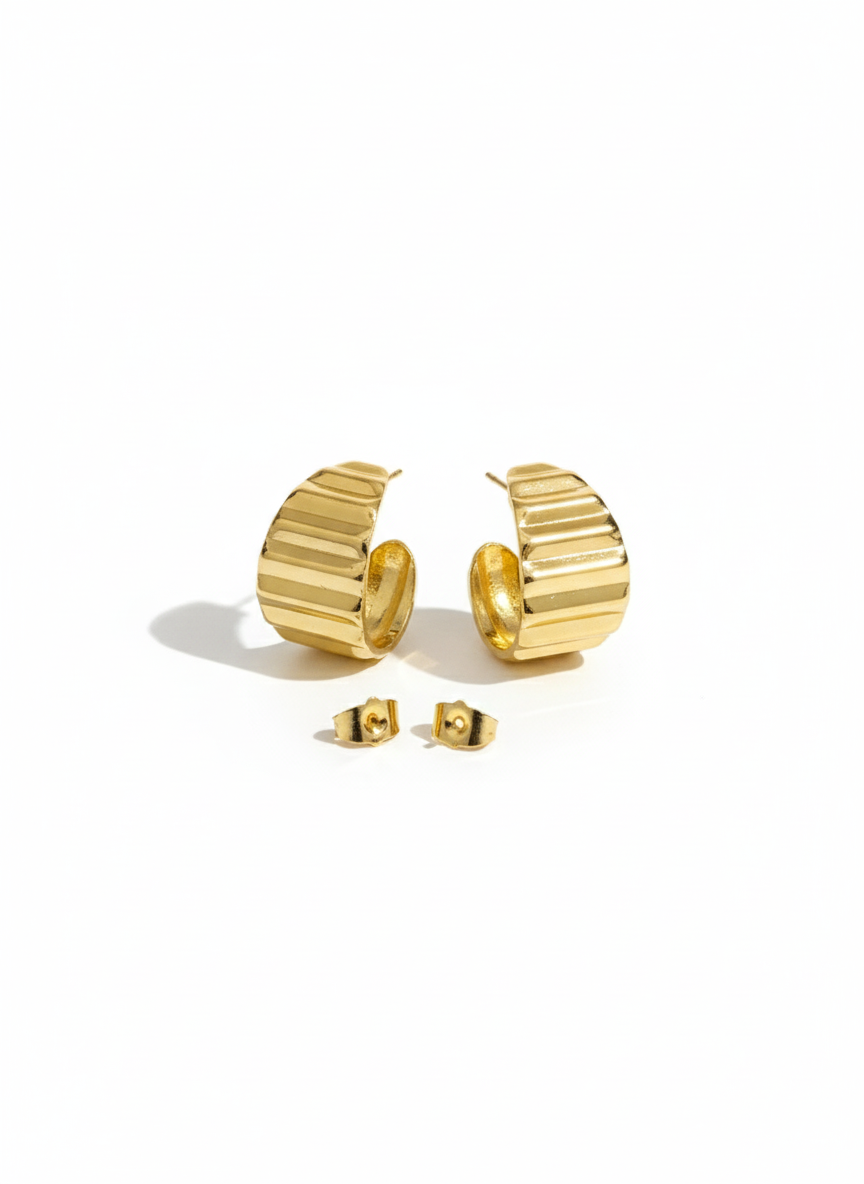 Pleated Texture Earings