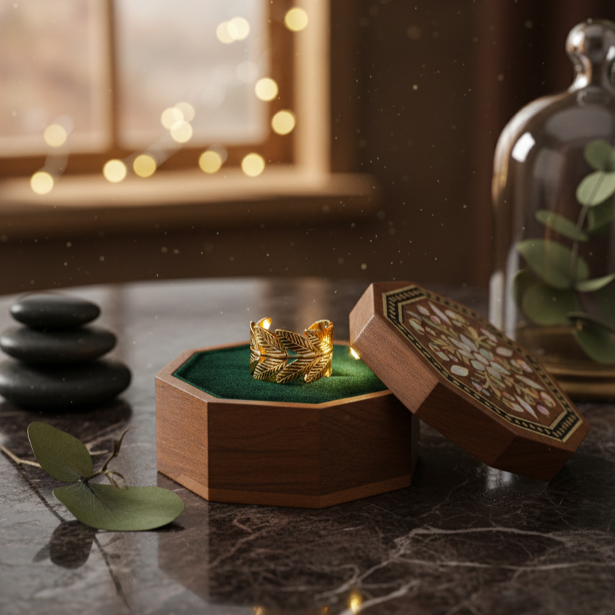 Leaf Branch Ring