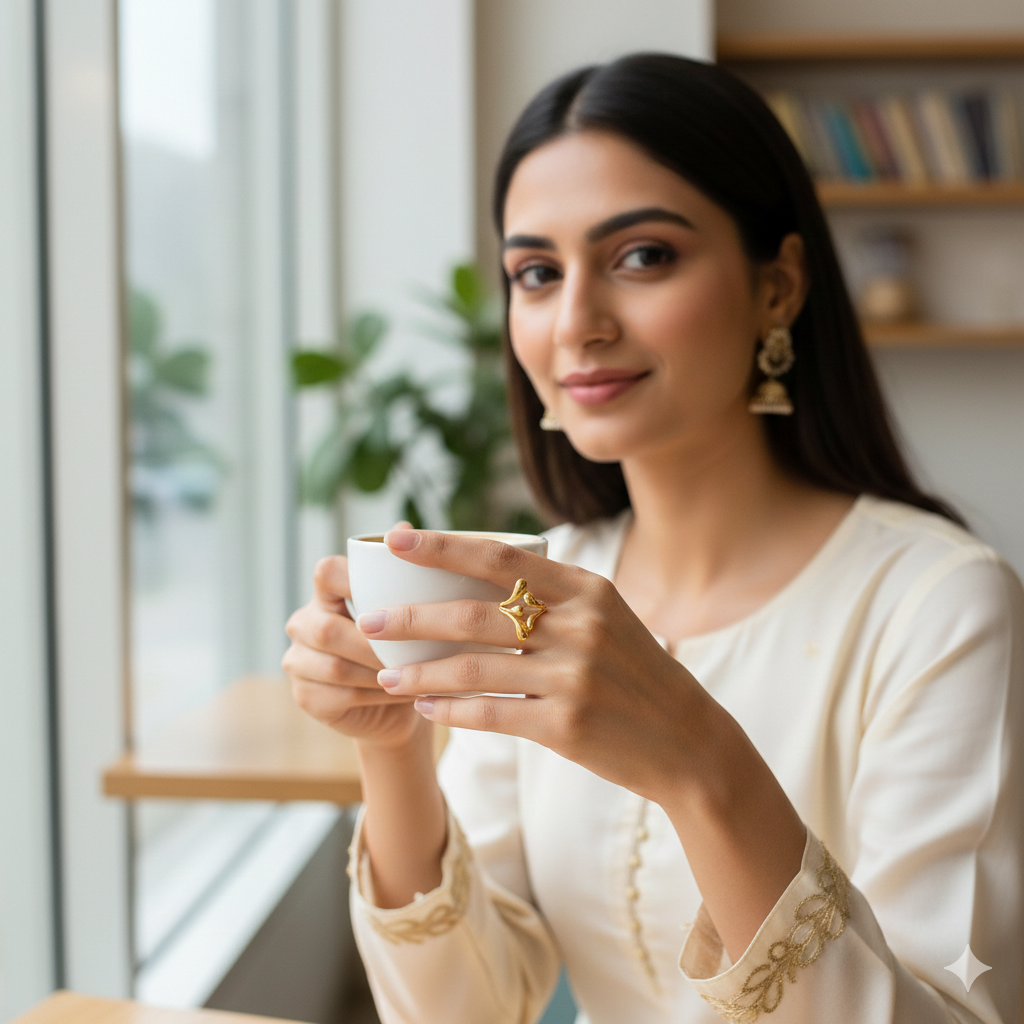 Celestral Drops Ring